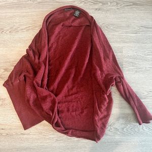Moda International Red Cashmere Shrug Sweater - Size Medium